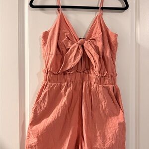 Pink Womens Romper One Piece